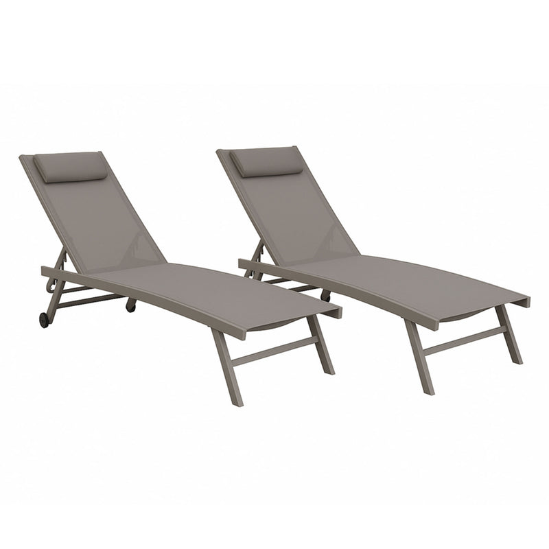 BOGOTA Set 2 șezlonguri