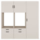 WASH&STORE Set mobilier baie, 5 piese dulapuri baie mașina spălat/uscător