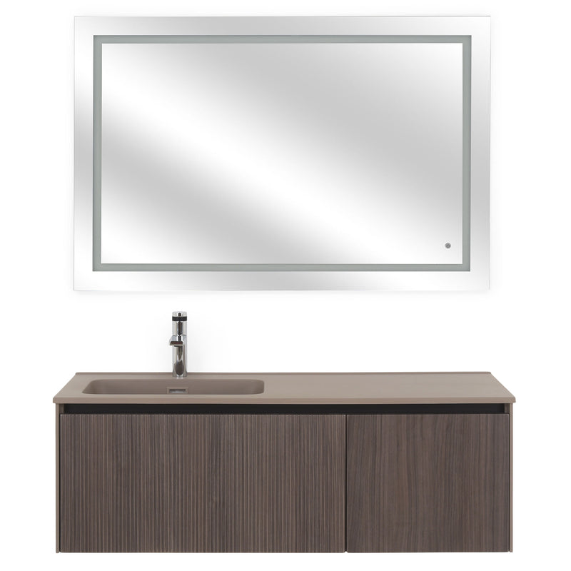 CRIO/RADIANCE Set mobilier baie, mască lavoar, lavoar, oglindă LED