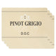 PINOT GRIGIO Set 4 suporturi farfurie