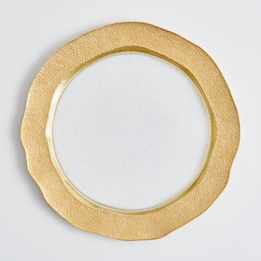 RAISSA Platou, sticlă, D.33cm