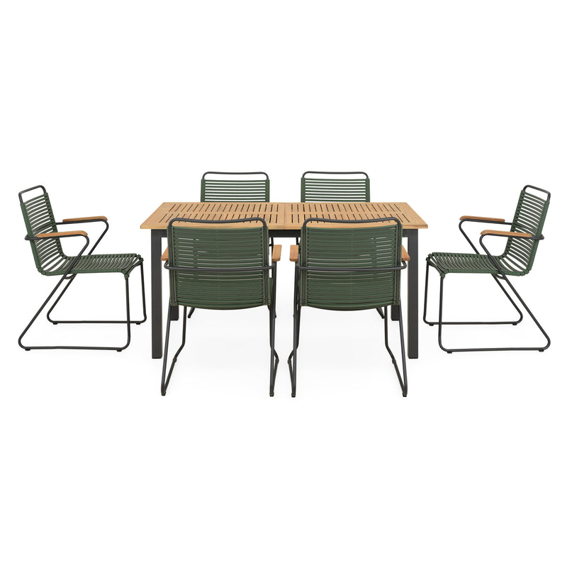 MARCUS/SLIMM Set mobilier terasă/grădină, 6 scaune și masă
