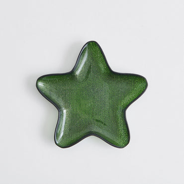 STAR Platou servire, sticlă, D.23cm