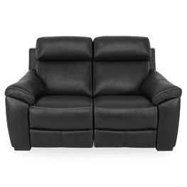 THOMSON Canapea 2 locuri, 2 reclinere electrice și mecanism tetiere electrice, piele - Articol resigilat