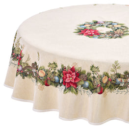 CHRISTMAS GARLAND Față de masă, D.165cm