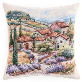 LAVENDER FIELD Pernă decorativă, 45x45cm