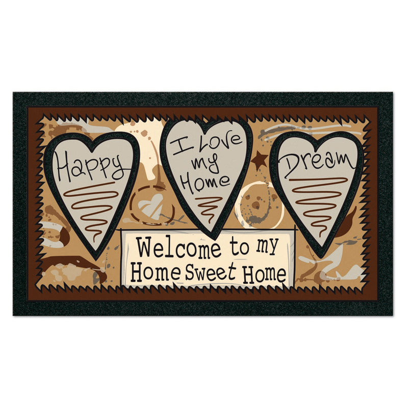 TRIS DI CUORI Covoraș intrare, 40x68cm