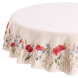 FIELD POPPIES Față de masă, D.165cm