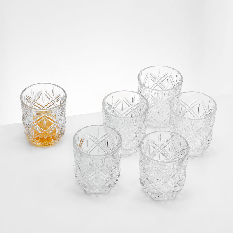 MAISIE Set 6 pahare whisky, 290ml