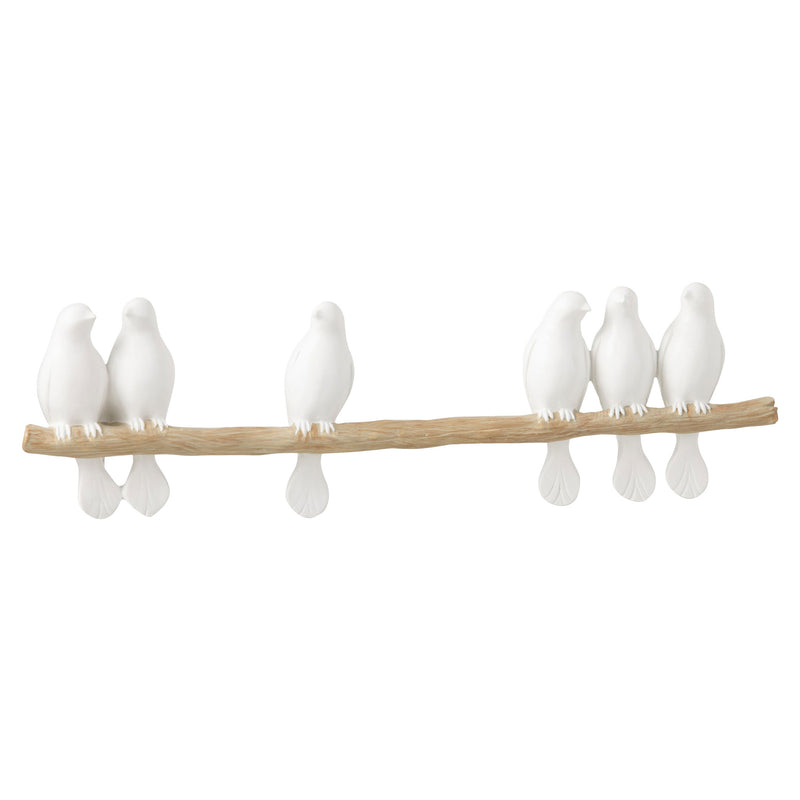 6 BIRDS ON BRANCH Decorațiune perete