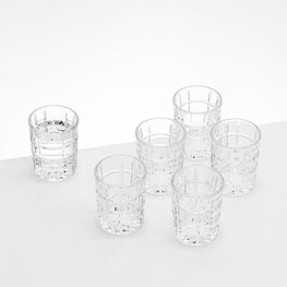 REY Set 6 pahare vodka, sticlă, 60ml