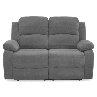 ALMATY Canapea 2 locuri, 2 reclinere electrice, stofă