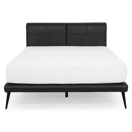 ADELYNE Pat tapițat, 160x200cm, somieră inclusă