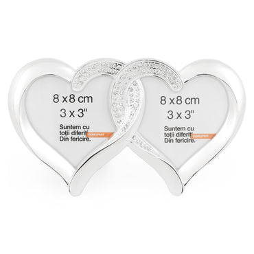 HEARTS Ramă foto, 8x8cm