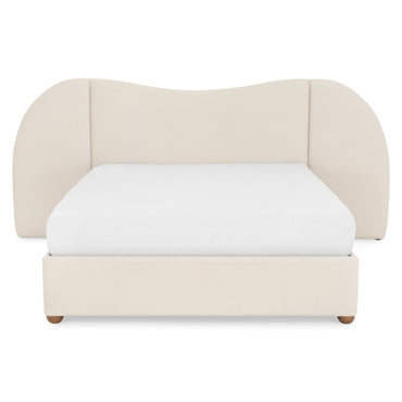 SOPHIE Pat tapițat, 160x200cm, somieră și sertare incluse
