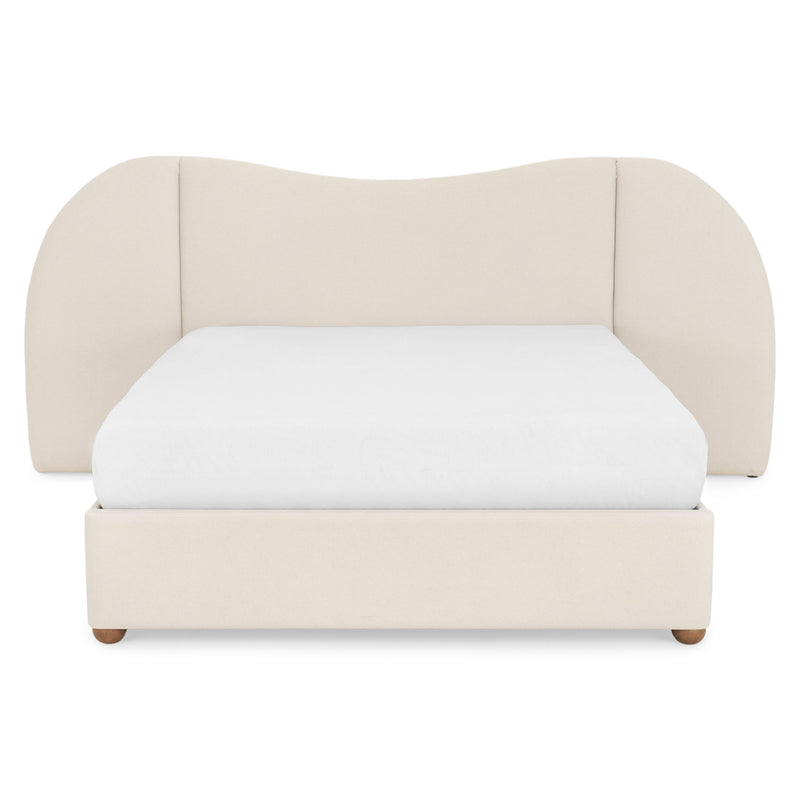 SOPHIE Pat tapițat, 160x200cm, somieră și sertare incluse