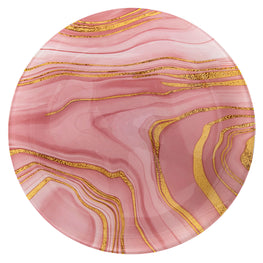 MARBLE Farfurie aperitiv, sticlă, D.15cm