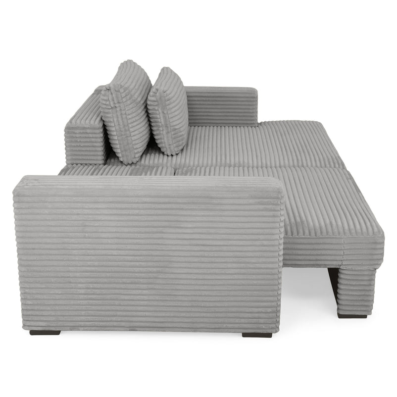 ERDING Colțar extensibil, șezlong stânga/dreapta, ladă depozitare inclusă, stofă