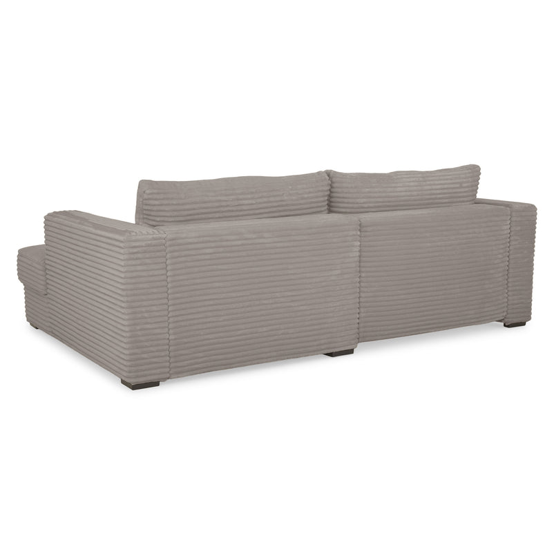 ERDING Colțar extensibil, șezlong stânga/dreapta, ladă depozitare inclusă, stofă