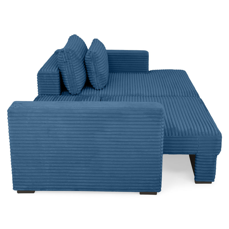 ERDING Colțar extensibil, șezlong stânga/dreapta, ladă depozitare inclusă, stofă