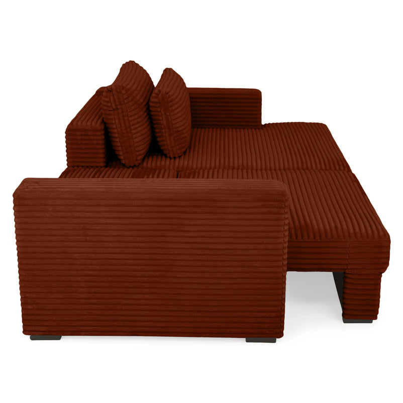 ERDING Colțar extensibil, șezlong stânga/dreapta, ladă depozitare inclusă, stofă