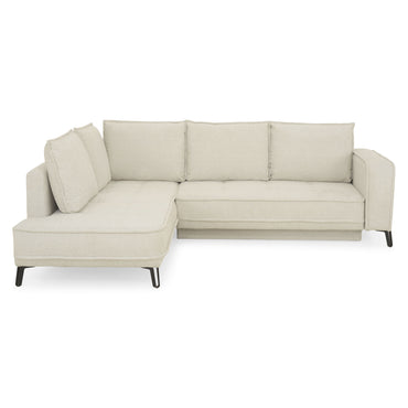 CHOLET Colțar extensibil, șezlong stânga/dreapta, ladă depozitare, stofă