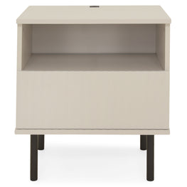 RACHEL Noptieră 1 sertar, LED și USB inclus