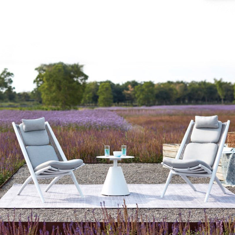 BAHZA Set mobilier terasă/grădină, 2 fotolii și măsuță