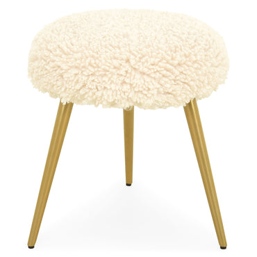 MERIBEL Taburet, imitație blană