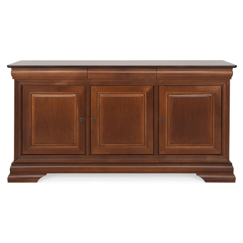 LOUIS PHILIPPE Bufet 3 uși, 3 sertare