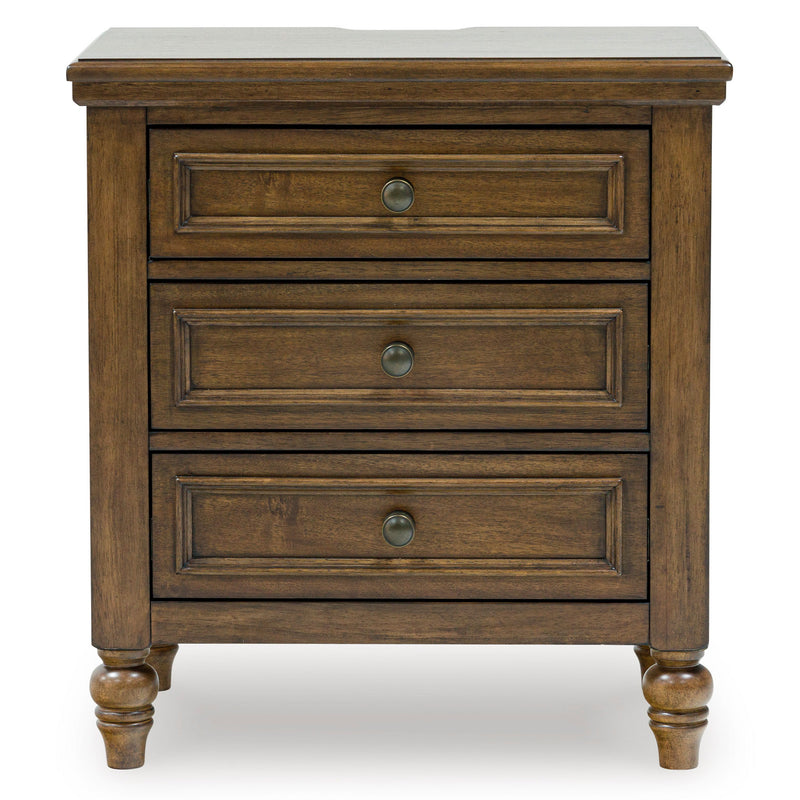 LAKEVIEW Noptieră 3 sertare