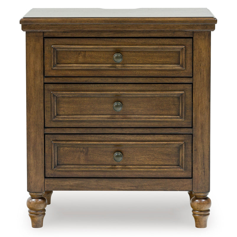 LAKEVIEW Noptieră 3 sertare