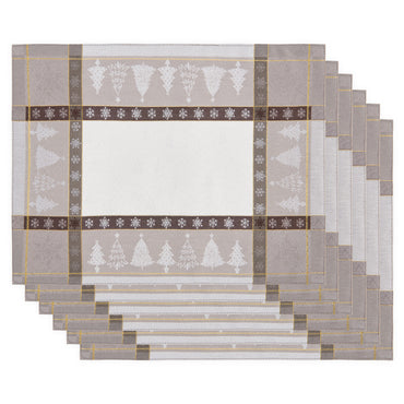 NOEL Set 6 suporturi farfurie