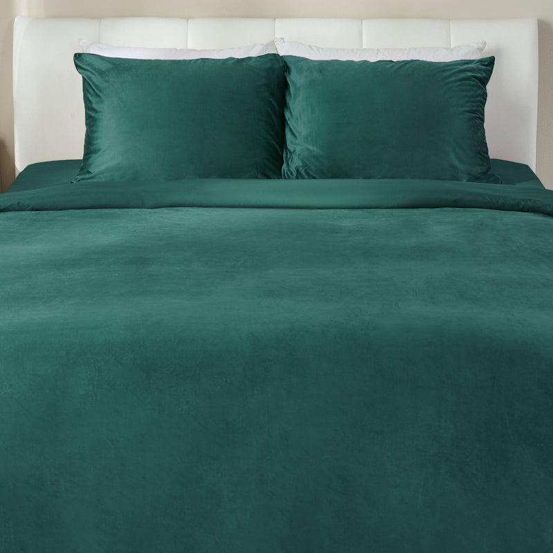 UNI VELVET Set așternut 4 piese, 200x220cm