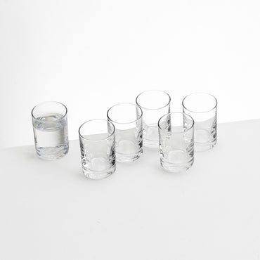 SHOT Set 6 pahare vodka, sticlă, 30ml