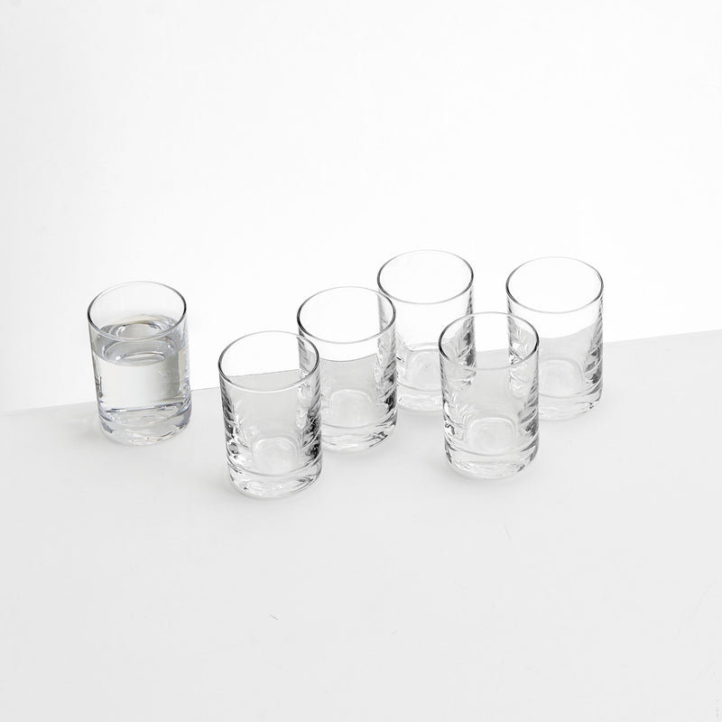 SHOT Set 6 pahare vodka, sticlă, 30ml