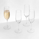 PUNTO Set 4 pahare șampanie, 190ml