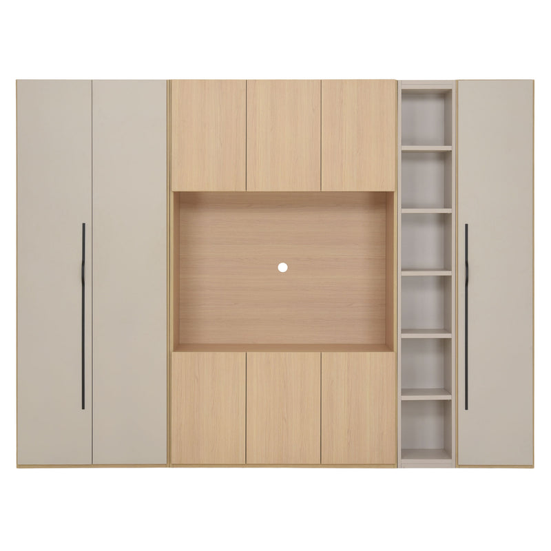 COMPACT Dressing 9 uși, spațiu TV