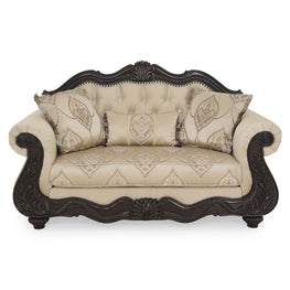 WINDSOR Canapea 2 locuri, 3 perne decorative incluse, stofă