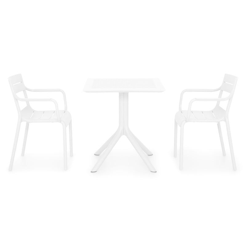 TIPPUS/CRUSOE Set mobilier terasă/grădină, masă și 2 scaune