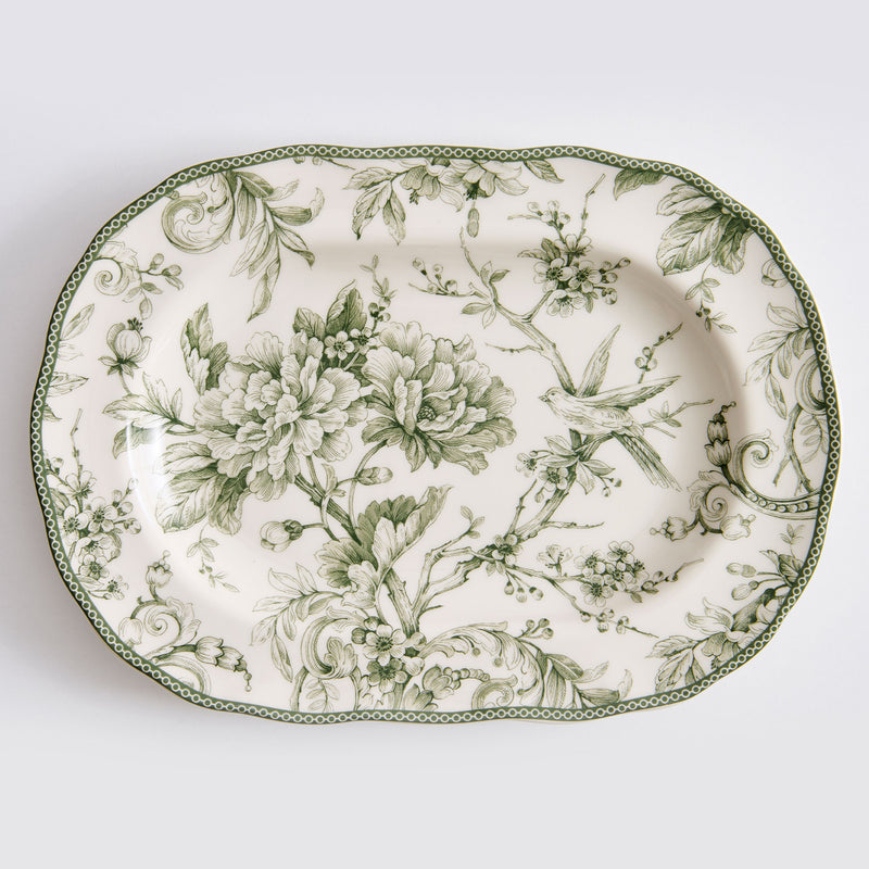 ADELAIDE Platou servire, porțelan, L.35cm