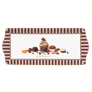 SWEET MOMENTS Platou servire, porțelan, L.35cm