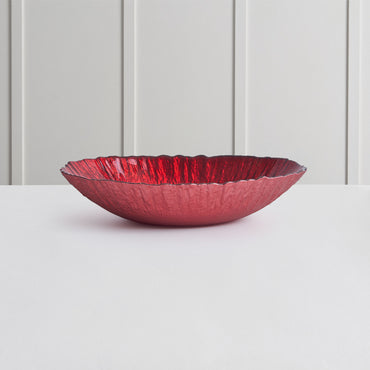 DENIZ Bol decorativ, sticlă, L.27cm