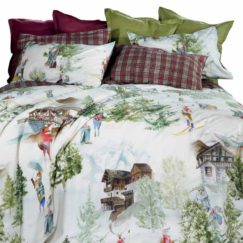 FUNES Set așternut 4 piese, 200x220cm