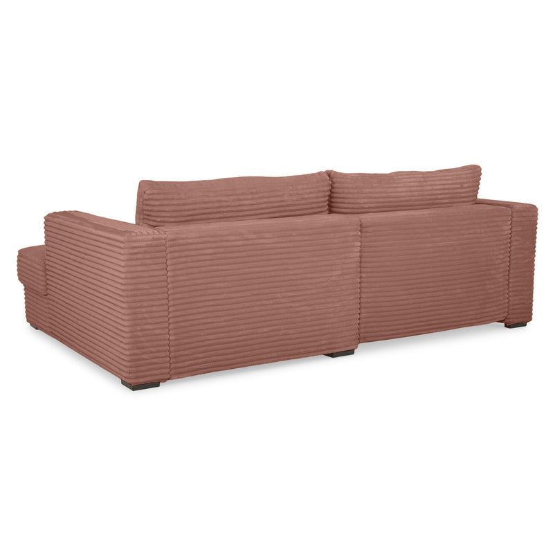 ERDING Colțar extensibil, șezlong stânga/dreapta, ladă depozitare inclusă, stofă