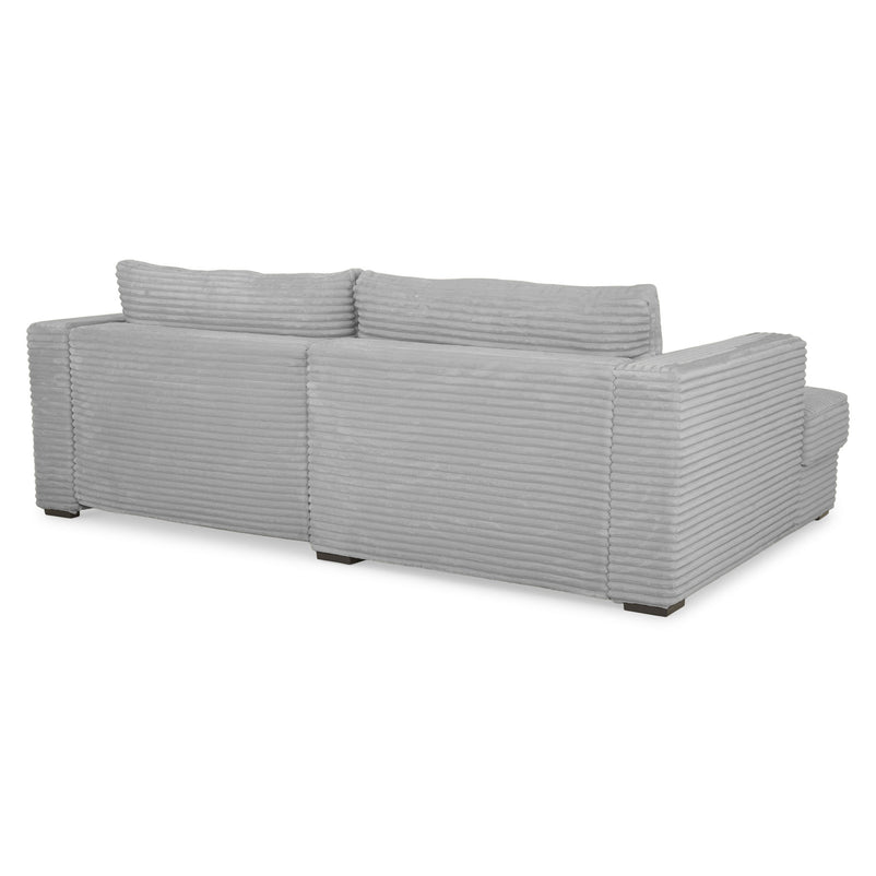 ERDING Colțar extensibil, șezlong stânga/dreapta, ladă depozitare inclusă, stofă