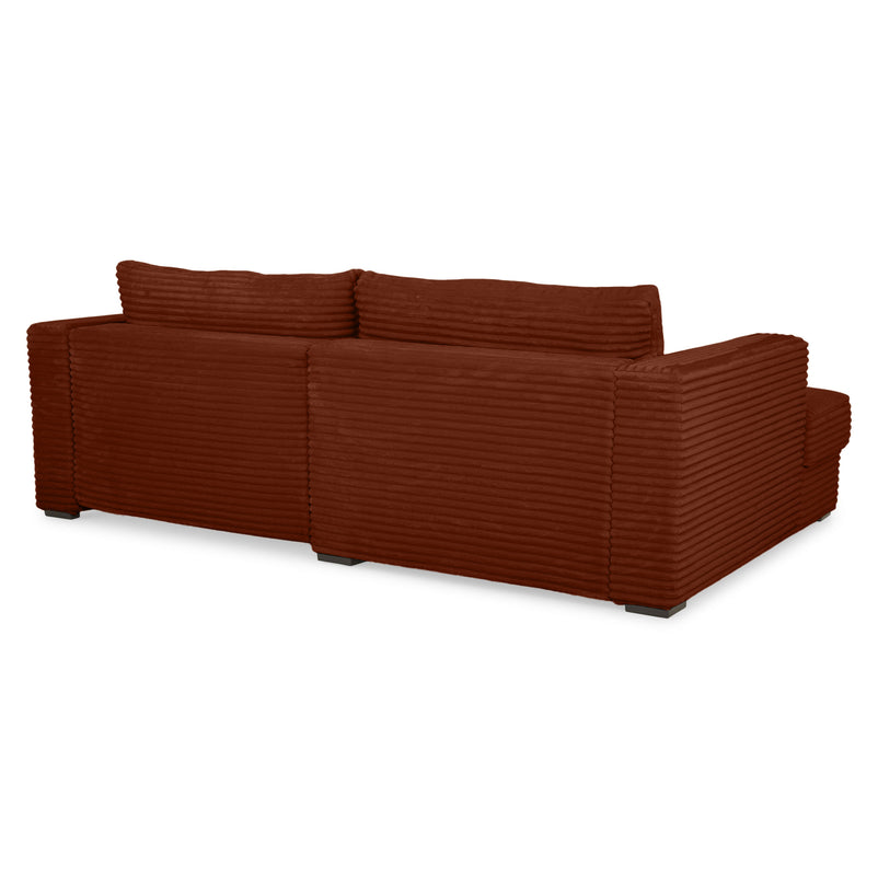 ERDING Colțar extensibil, șezlong stânga/dreapta, ladă depozitare inclusă, stofă