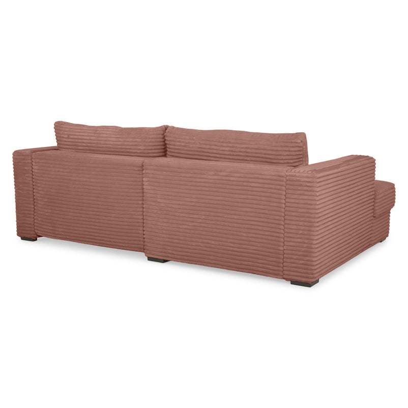 ERDING Colțar extensibil, șezlong stânga/dreapta, ladă depozitare inclusă, stofă