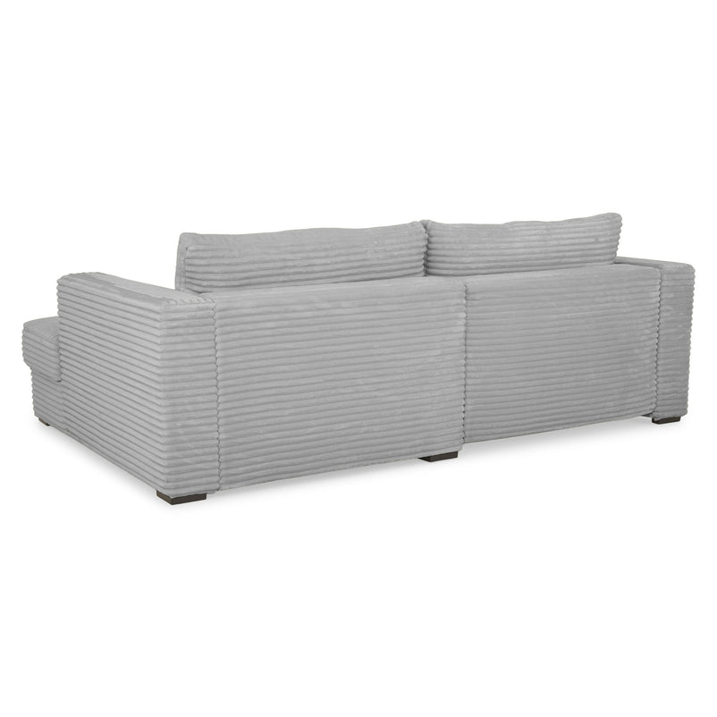 ERDING Colțar extensibil, șezlong stânga/dreapta, ladă depozitare inclusă, stofă