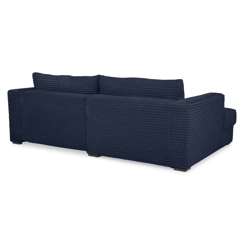 ERDING Colțar extensibil, șezlong stânga/dreapta, ladă depozitare inclusă, stofă